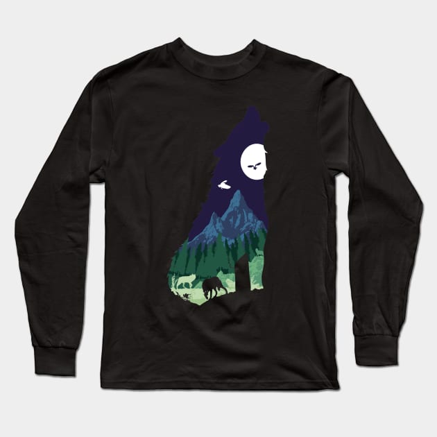 Pride of the forest Long Sleeve T-Shirt by Gigan91